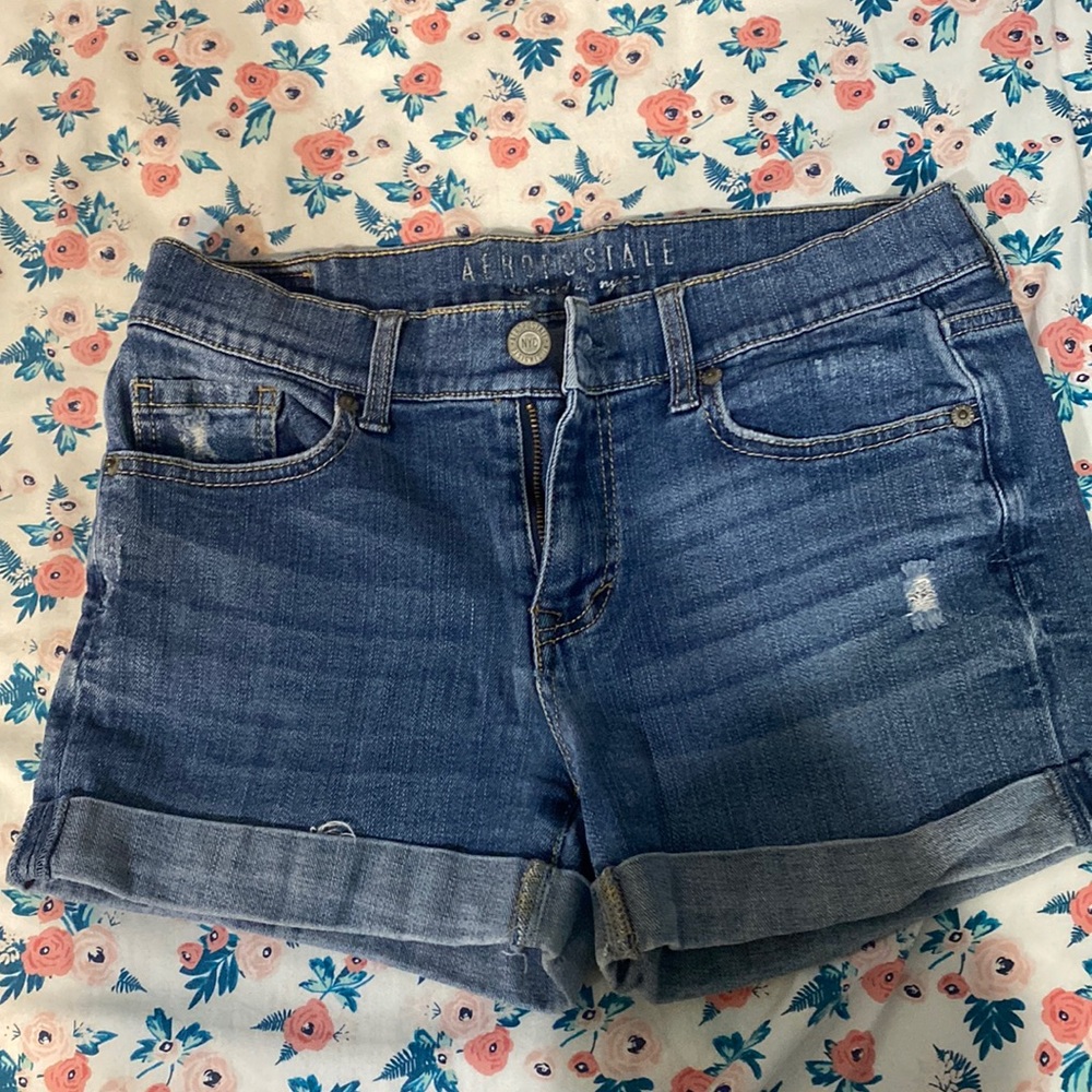 Denim shorts